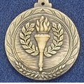 1.5" Stock Cast Medallion (Victory Torch)